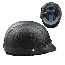 Motorcycle Helmets Half Helmet Retro Baseball Caps Cycling Sunscreen Portable Electric Vehicle