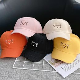 Ball Caps Summer Baby Boy Hat Cotton Cartoon Bear Snapback Baseball Cap Infant Toddler Kids Girl Children Adjustable Hats Accessories