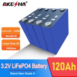 3.2V 120Ah Lifepo4 Battery Cell Lithium Iron Phosphate Solar Battery For 12V 24V 48V RV Golf Cart Boat Solar Storage System