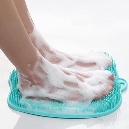 Scrubbers Shower Foot Scrubber Massager Cleaner, Acupressure Mat with NonSlip Suction Cups, Improve Circulation, Exfoliation,Massage Mat