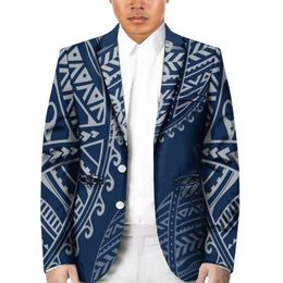 Abiti da uomo Blazer Support Design Casual Suit's Chave Abito Samoa Design Classico Single Blazer's Blazer maschi