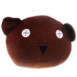 Pillow Cartoon Cute Teddy Bear Headrest Supplies Comfortable Car Travel Head Rest Cushion Sofa