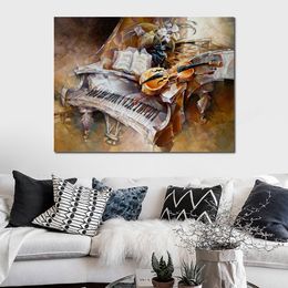 Abstract Floral Oil Painting on Canvas White Ensemble Artwork Contemporary Wall Decor