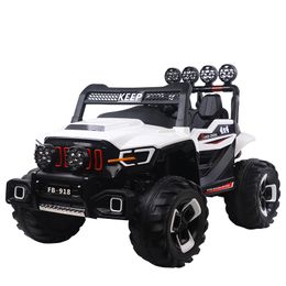 Children's Electric Vehicle Four-wheel Ride on Off-road Vehicles Boys and Girls Toys Kids Cars Double Extra Large Car for Adults