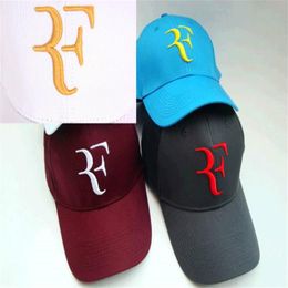 2019 the Embroidery newest Find Similar White Federer RF Tennis hat cap Summer Men Baseball Cap Cotton Hunting Hat Outdoor Ne309W