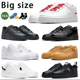 Designer shoes Casual running Shoes mens womens sneakers shadow platform 1 1s classic tripe white black utility wheat mens trainers big size