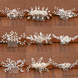 Wedding Hair Jewelry Silver Color Rhinestone For Women Ornaments Bridal Headpiece R230612