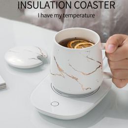 Pads Heating Cup Mat USB Powered Thermostatic Gravity Sensor Coaster Warmer Heating Cup Holder Mat Mug Heater Coffee Mug Cup Warmer