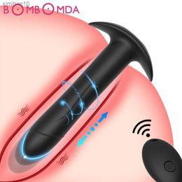 Telesic Anal Vibrators for Men Wireless Prostate Stimulator Massager Butt Plug Dildo Toys Male Masturbators Sexshop Products L230518