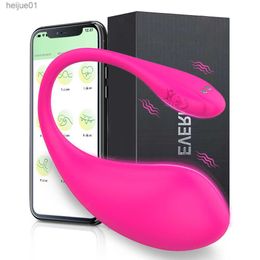 Long Distance Control APP Control Vagina Balls Wearable Bluetooth APP Vibrator for Women G-spot Vibrators Sex Toys Vibrating Egg L230518