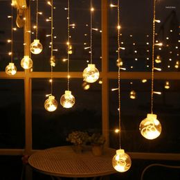 Stringhe 2.5M 108 luci a LED Bianco caldo Stringa di fata Luce Decorazioni per feste di nozze di Natale Illuminazione per interni ed esterni