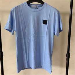 Summer lovers leisure time Polo shirt cotton Men's T-Shirts Loose and simple printed letter crew neck short sleeves 5IR3