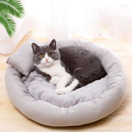 Cat Beds Mats House For Cats Spaciousness To Take Care Pet Pillow Sleeping Bed Little Kitten Folding Accessories Plush Supplies