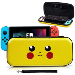 Cases Covers Bags For Switch Lite Console Case Durable Game Card Storage Bag Carrying Er Hard Eva Portable Protective Shell Drop Dhuxn