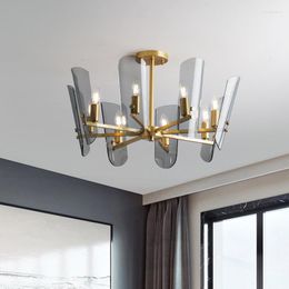 Pendant Lamps Vintage Led Crystal Chandelier Ceiling Decoration Kitchen Island Dining Room Chandeliers Luxury Designer