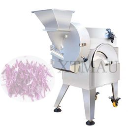 High Quality Electric Slicer Cucumber Carrot Cabbage Shredder Cutter Single Head Vegetable Cutter Machine Dicing Machine