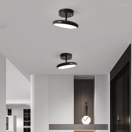 Chandeliers Modern Black Copper LED Ceiling Lamp For Living Dining Room Bedroom Kitchen Aisle Balcony Bbathroom Small Round Chandelier Light