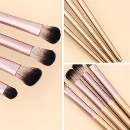 Makeup Brushes 4PCS Good Quality Eyes Brush Beauty Tools Eye Shadows Blush Eyebrow Make Up Cosmetics Set With Bag TSLM1