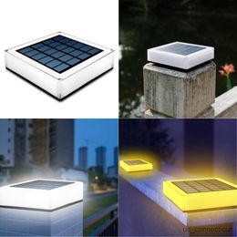 Camping Lantern LED Solar Light Pillar Lantern Light Outdoor Lighting Column Head Night Light for Garden Fence Landscape Decoration R230612