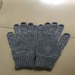 20bbb Knitted Gloves classic designer Autumn Solid Color European And American letter couple Mittens Winter Fashion Five Finger Gl282R