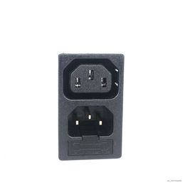 Power Plug Adapter Male Socket 250V 10A/15A with Fuse Holder R230612