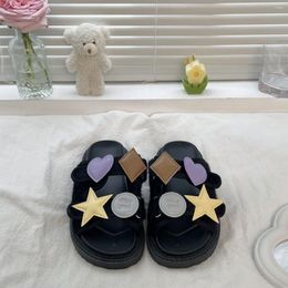 Тапочки толстые нижние женщины звезды Луны Лолита Колледж девушки японские милые сандалии на открытом воздухе пляжные туфли шлепанцы