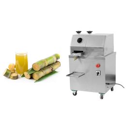 300KG/H Commercial Sugarcane Juicer Cane-Juice Squeezer Stainless Steel SugarCane Crusher Sugarcane Press Machine