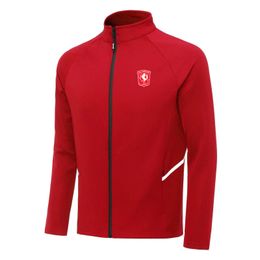 FC Twente Cappotto sportivo per il tempo libero da uomo Cappotto caldo autunnale Camicia sportiva da jogging all'aperto Giacca sportiva per il tempo libero