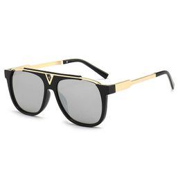 New Fashion V-shaped Decorative Sunglasses, Eyewear Style, Personalized Street Photo, Sunglasses Trend 2023{category}
