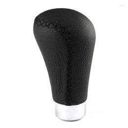 Interior Accessories Car Gear Shift Knob Type R Leather Shifter Stick Lever Handle Head Transmission