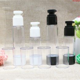 Transparent Airless Pump Vacuum Bottle Toiletries Container Refillable Plastic Dispenser Travel Cosmetic Bottles Makeup Toolsgoods Cklgo