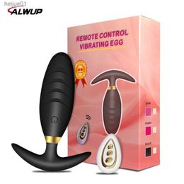 Butt Anal Plug Vibrators Prostate Massager with Wireless Remote Control Wearable Bullet Vibrator Dildo Anal Toys for Women Men L230518