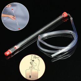 Bar Tools Type Tube Pump Philtre Syphon Set Plastic Auto Home Wine Beer Making Accessory 230612