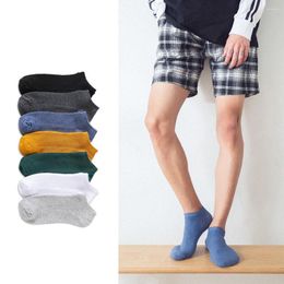 Men's Socks High Quality Men's Summer Thin Invisible Casual Low Cut Sock For Men Breathable Solid Colour Fashion Boat