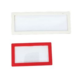 Plastic POP Paper Sign Card Price Label Display Show Case Frame on Retail Store Shelf Promotion Sticked by Magnetic 30pcs