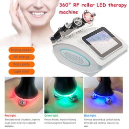 360 Roller RF Rotating Firming Skin Face Lift Beauty Equipment Led Light Radio frequency Rotating Cellulite Removal Body Slimming machine