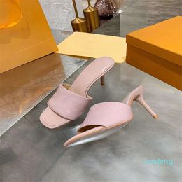 Designer -2023 Luxury Flat Mules Slippers Men Women Slides Sandals Shoes Black Pink Orange Blue Waterfront White Leather Flip Flops