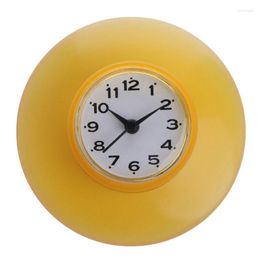 Watering Equipments Silicone Bathroom Kitchen Shower Suction Wall Clock Water-Resistant Timer Glass