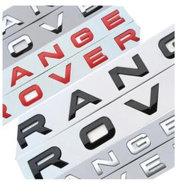 Car Styling Trunk Emblem Badge Sticker Cover For Range Rover Sport Evoque