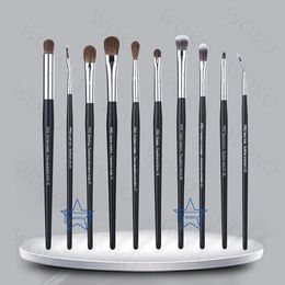 Makeup Tools Eyeshadow Brushes Professional Shadow Shader Eye Set Liner Smoky Tapered Gel Tool 230612