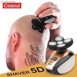 Bald Head Hair Shaver Electric Shaver for Men Men's Rechargeable Electric Shaver Body Hair Trimmer Clipper Electric Razor L230523
