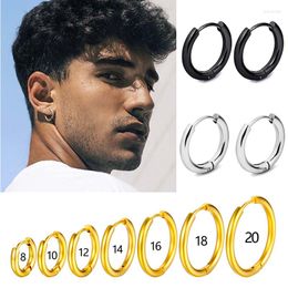 Hoop Earrings 2023 316L Stainless Steel Women Men Male Tragus Cartilage Piercing Ear Jewelry Pendientes Hombre Aretes Wholesale
