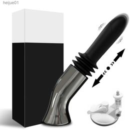 Automatic Up Down Massager Sex Machine Telescopic Dildo Vibrator G Spot Thrusting Retractable Vaginal Toy Female Masturbation L230518