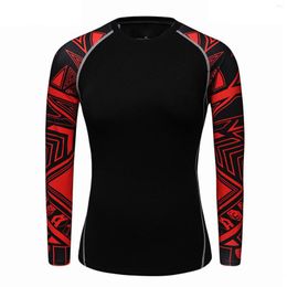 Men's T Shirts Womens Rash Guard Tops Long Sleeve Printed Quick Dry T-shirts Compression Sports Shirt For Surfing Yoga Exercising Fitness