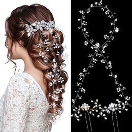 Wedding Hair Jewelry Hairpin Long Head Piece Comb Headband Hairpins Hairbands Bridal R230612