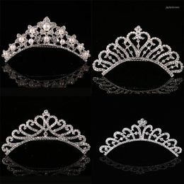 Headpieces Crown Insert Comb Jewelry Studio Bride Wedding Headdress Rhinestone Hair Jane