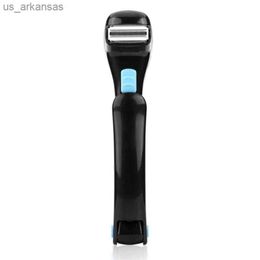 Dropshipping Electric Back Hair Shaver Razor Depilatory Do-it-yourself Cordless Foldable Body Hair Trimmer Hair Removal Tool L230523