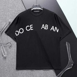 Oversized Men's t shirt Designer Short Sleeve Tee Chest Letter Print Casual Tops Comfortable Cotton TShirt Clothing S-4XL