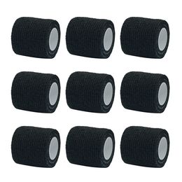 Elbow Knee Pads 1610Pcs Black Sport Self Adhesive Elastic Bandage Wrap Tape Elastoplast For Support Finger Ankle Palm 230613