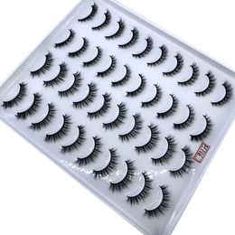 Makeup Tools Lashes False Eyelashes Cat Eyes Wispy Natural Faux Mink 20 Pairs Pack Light Volume Short Fake Eye Multipack 230613